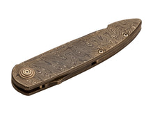 Cargar imagen en el visor de la galería, Navaja Boker Merlin Damasco Masterpiece Gold