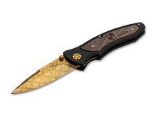 Cargar imagen en el visor de la galería, Navaja Tirpitz-Damaso Gold - Boker Cuchillos